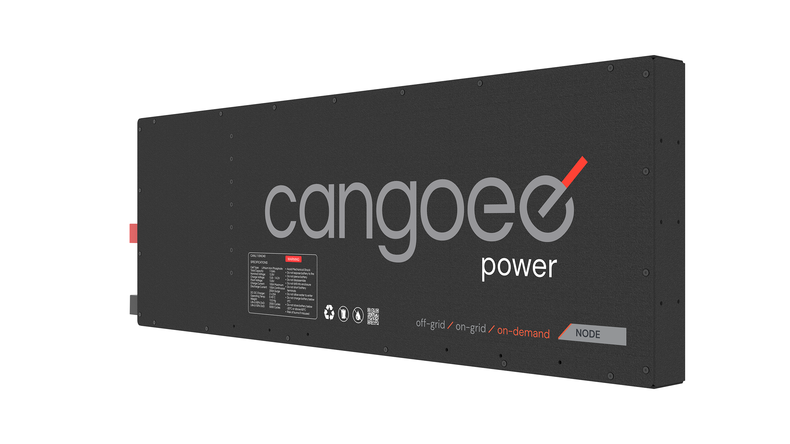 Power Node 110Ah Long Series (40A DCDC) (Reverse Label)