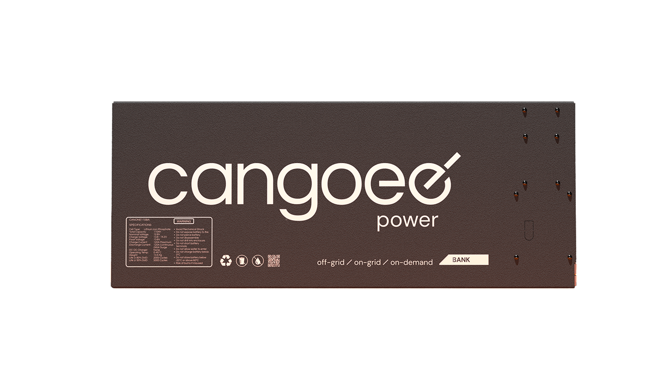 Cangoee ONE - 110Ah with 120A HP BMS