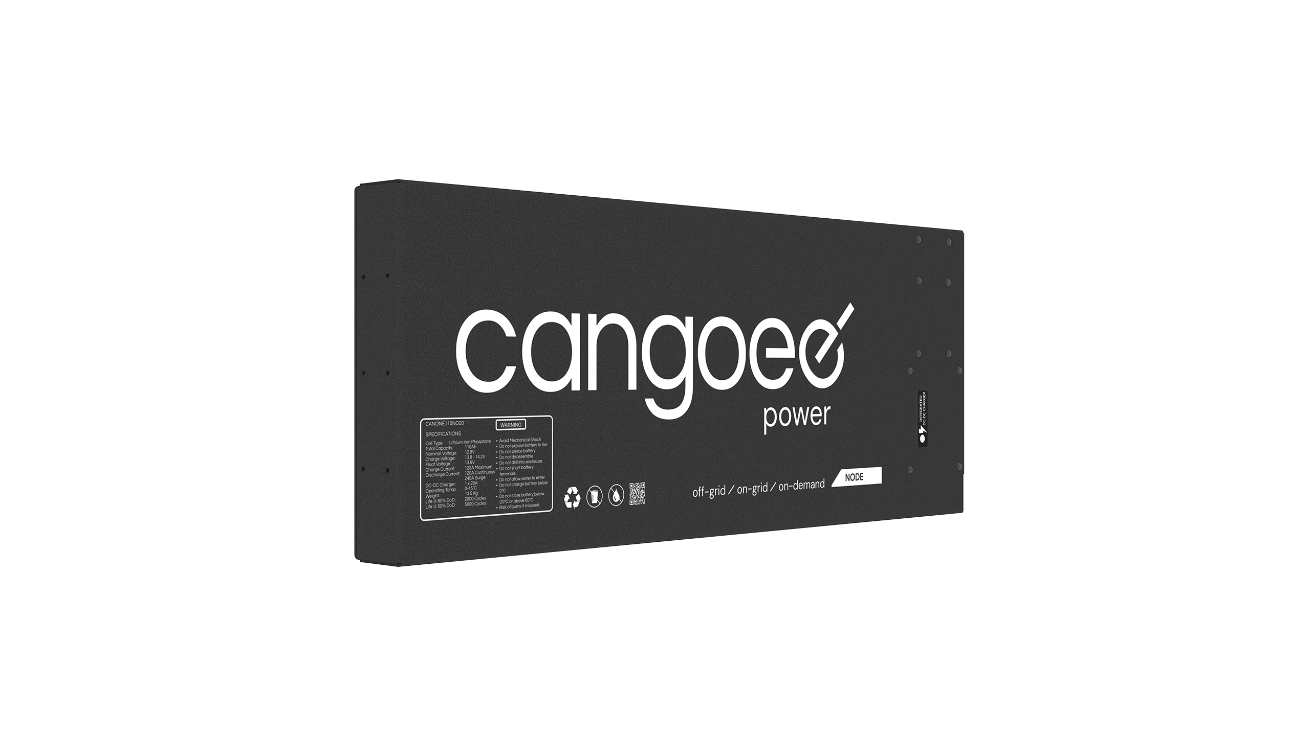 Cangoee ONE - 110Ah with 20Amp DCDC 120Amp High Power BMS